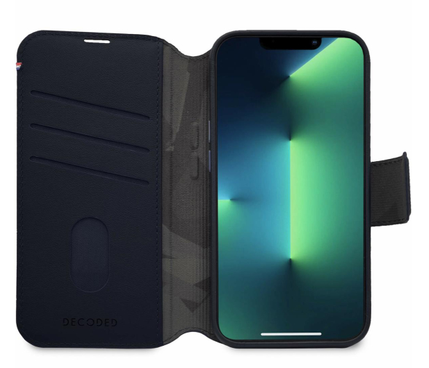 Decoded Leather Detachable Wallet do iPhone 14 Pro navy - 1187486 - zdjęcie 2
